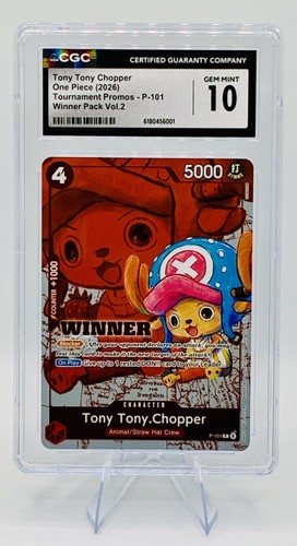 Tony Tony.Chopper (Winner Pack 2026 Vol. 2) graded CGC 10 for sale on eBay