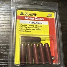 Pachmayr A-Zoom .44 Magnum Revolver Snap Cap - Red, Pack of 6