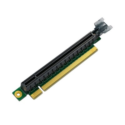PCIExpress3.0 16x Male to Female Risers Card Right Angle PCIE x16 to 16x Slot