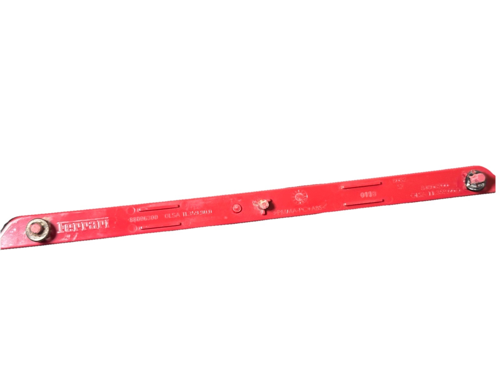 Ferrari 488 GTB REAR BUMPER LEFT SIDE REFLECTOR MARKER LIGHT OEM