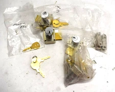 National Lock Compx C642A-3 DSCTMBLR 7/8" Deadbolt Drawer Lock 4 Pack w Keys