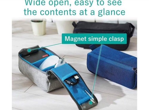 ELECOM (Japanese brand) Gadget Organizer Pouch (New) - Afbeelding 5 van 5