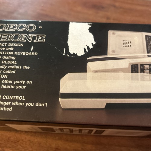 NEW IN BOX Vintage Push Button, Corded Phone, Landline 80s - Picture 4 of 12