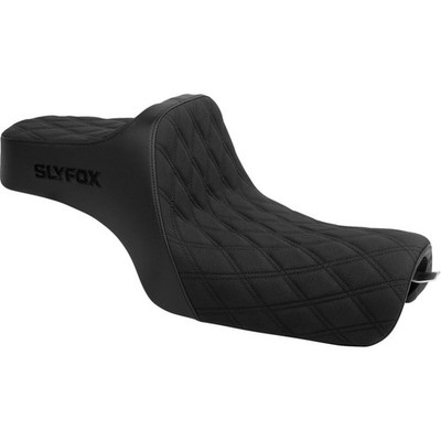 Slyfox High Noon Seat - Double Diamond Black Stitch - XL '04-'22 4709C-SlyFox
