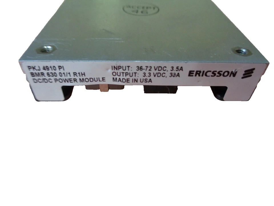 ERICSSON DC/DC CONVERTER INPUT 36-75 V, OUTPUT 3.3V UK STOCK PKJ4910PI - Image 2 of 4