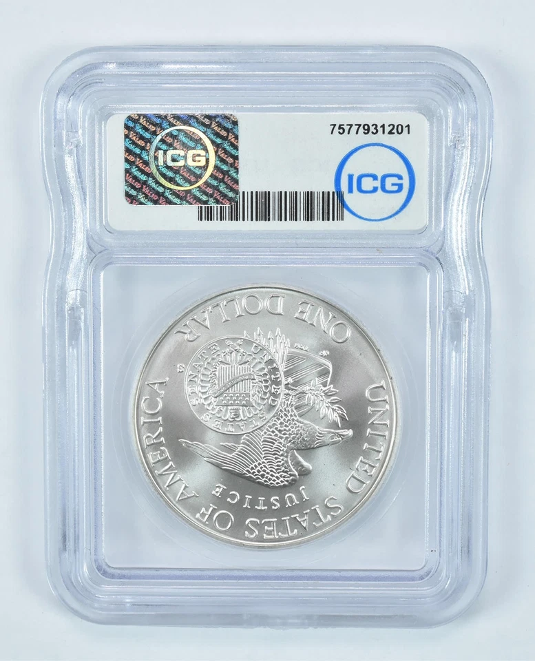 1998-S Robert F Kennedy Commemorative Silver Dollar MS70 ICG *6634 - Image 2 of 4