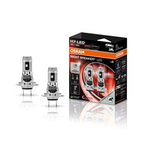 2 Lampade LED Omologate OSRAM per Auto e Moto H4 / H7 Night Breaker Speed +450