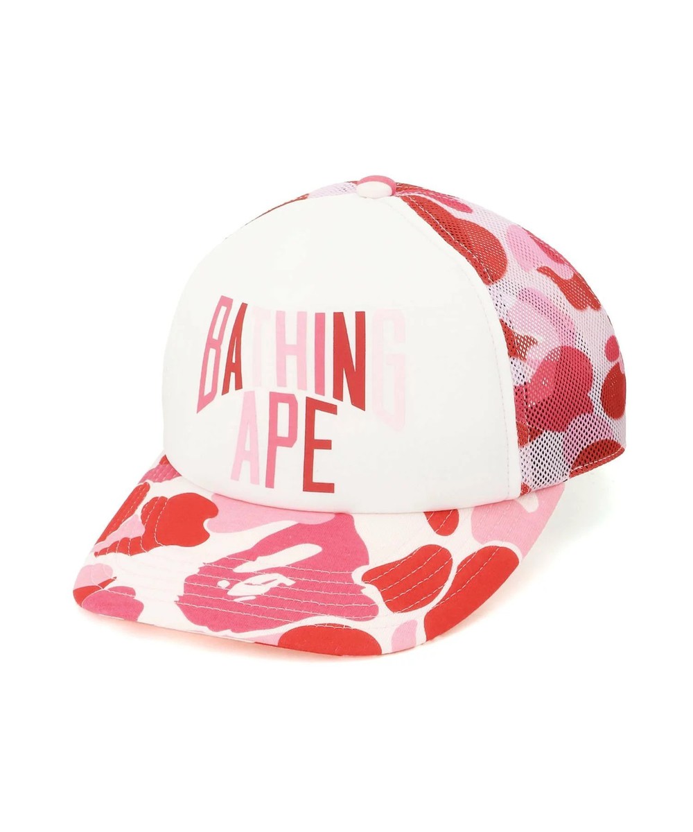 Authentic a bathing ape bape ABC Camo NYC logo mesh cap