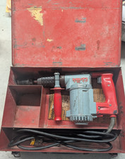 Hilti TE 17 Rotary Hammer Drill Vintage Electro-Pneumatic w/ Metal Case Tested