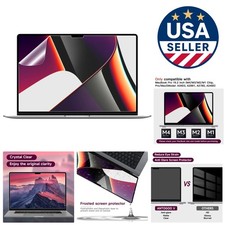Bubble-Proof 2-Pack Anti-Glare Screen Protectors for MacBook Pro 16" M1-M4