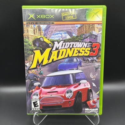 Midtown Madness 3 (Microsoft Xbox, 2003) Complete w/ Manual & Inserts