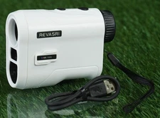 REVASRI NK-1000 RANGEFINDER RECHARGABLE GOLF SLOPE YARDAGE WITH USB CHARGE CORD
