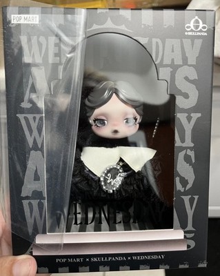 SKULLPANDA × WEDNESDAY PLUSH (CLASSIC DRESS VERSION) NYC exclusive