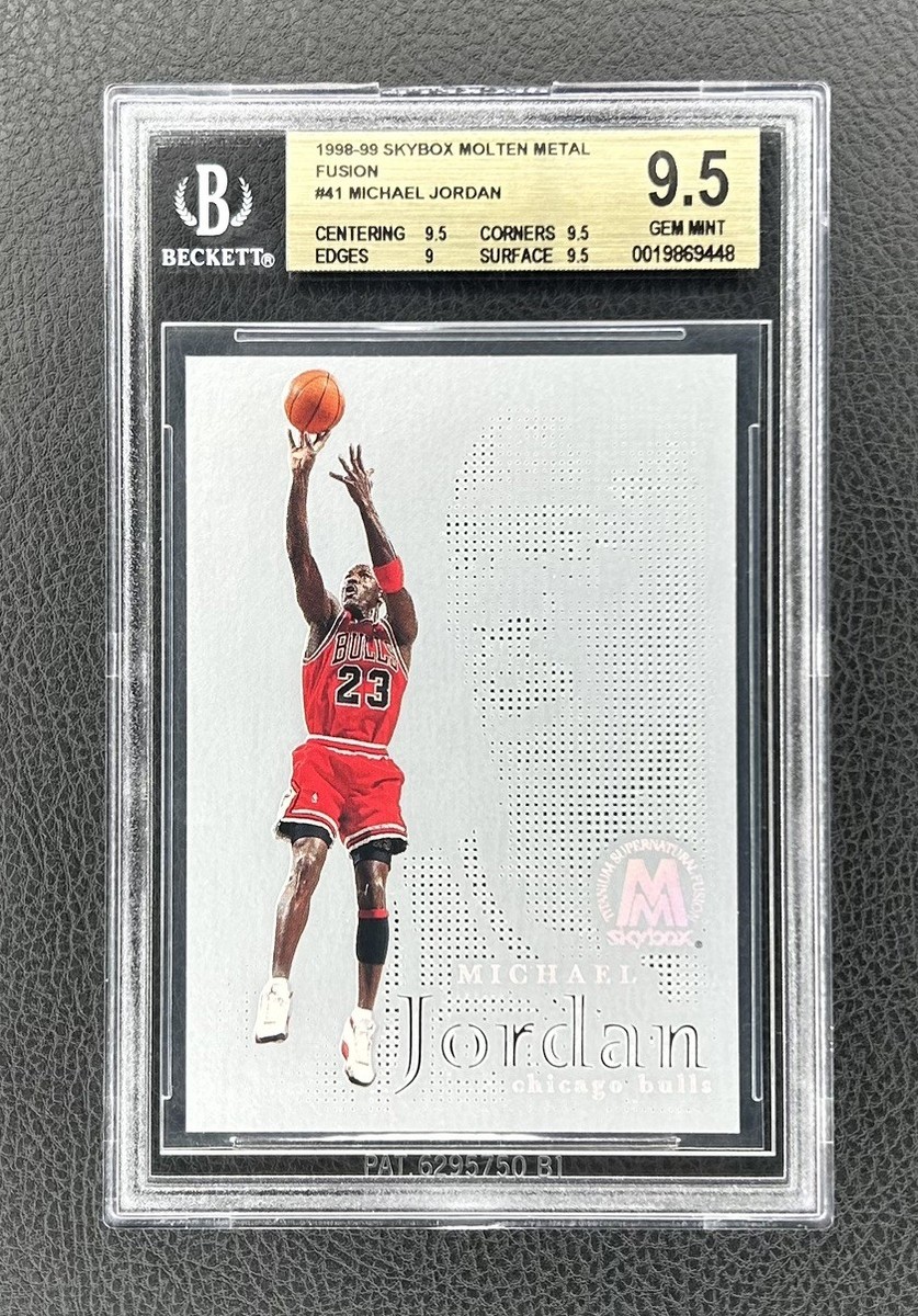 1998-99 Skybox Molten Metal Fusion Michael Jordan #41 /250 BGS 9.5