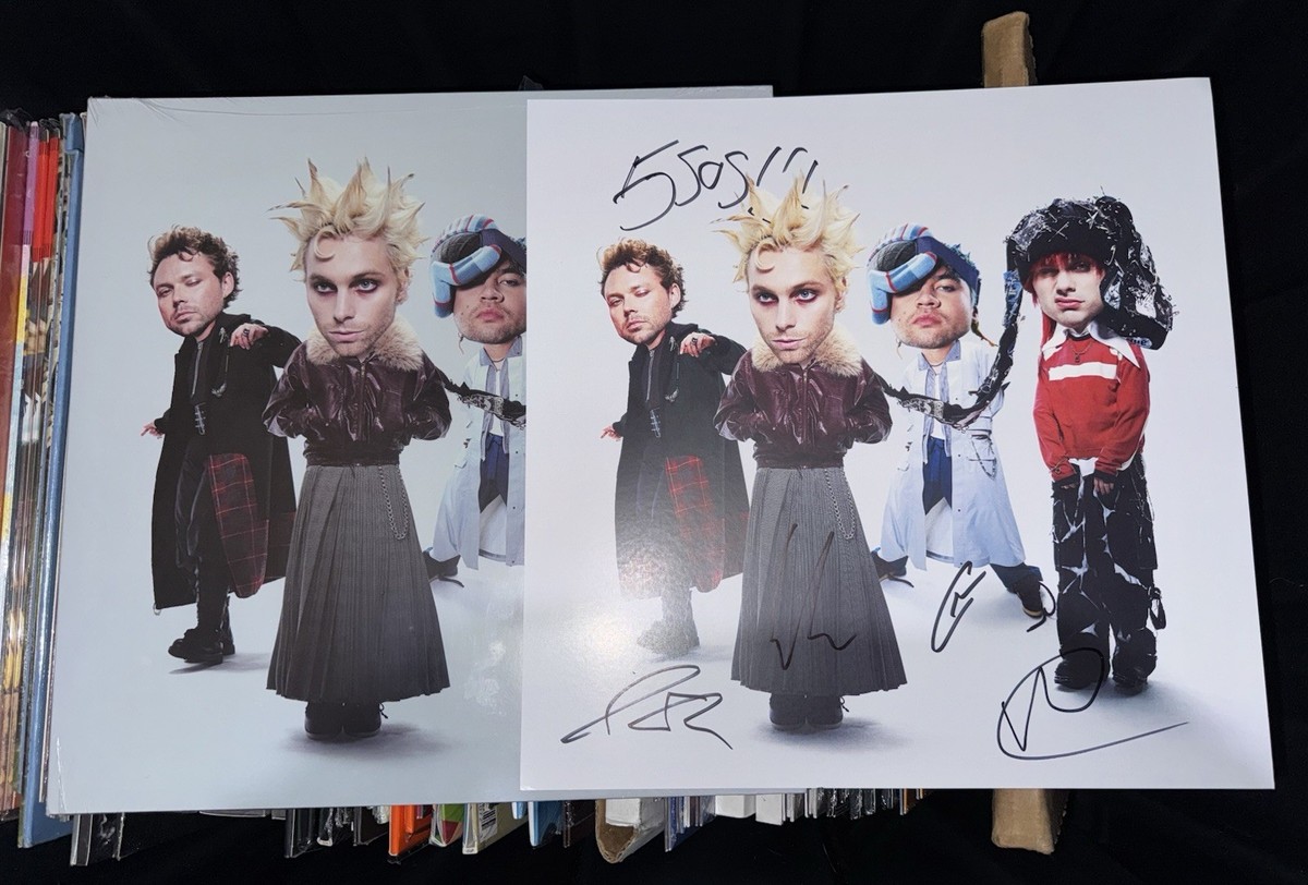 🌀SIGNED 5 Seconds Of Summer 5SOS - Everyone's A Star Auto Art