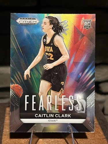 Caitlin Clark #24 2024 Panini Prizm Draft Picks Fearless card