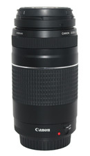 Canon EF 75-300mm f/4-5.6 III Telephoto Zoom Lens w/ Caps   Tested, Excellent