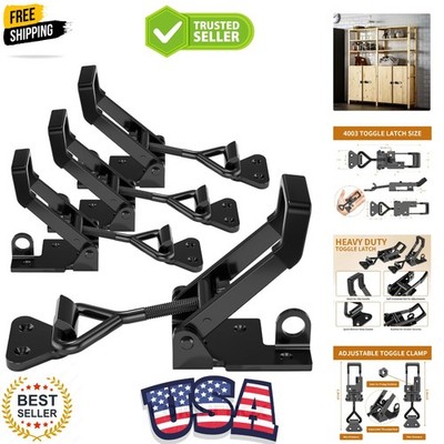4Pack Heavy Duty Toggle Clamp Latch,4003 Style 1320lbs Capacity Pull Clamp Bl...