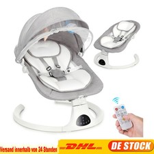 Baby Schaukelwippe 5 Wippgeschwindigkeiten 3-Timer Elektrische mit Spielbogen