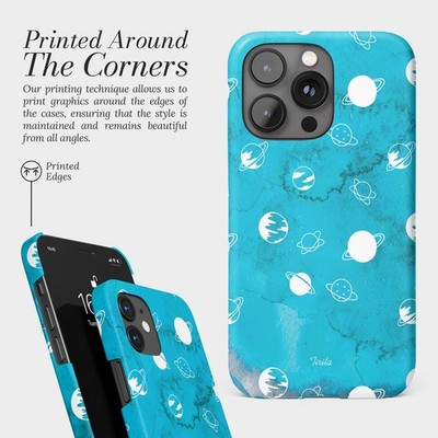 Personalised Phone Case for iPhone 17 16 15 14 Pro Max Cover Galaxy Planet Star