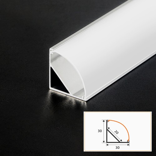 10pcs * 1m Length LED Line Lamp Aluminum Slot with Cover Light channel U-shape - Picture 78 of 86