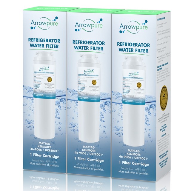Kenmore Arrowpure UKF8001 Refrigerator Water Filters for Maytag 3 Pieces for sale online