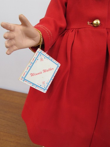 1950s Alexander 17" Hard Plastic Winnie Binnie Walker Doll - Cissy Face  1 - Picture 3 of 13