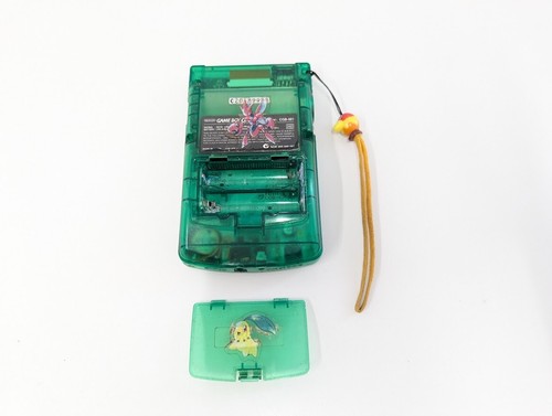 C209 Nintendo Gameboy Color console Clear Green JAPAN GBC CGB-001 JUNK - Imagen 2 de 6