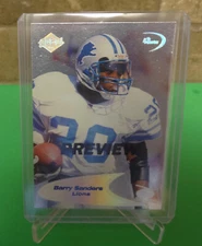 1998 Collector's Edge Odyssey - #237S Barry Sanders - Detroit Lions HOF- PREVIEW