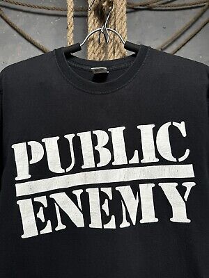 Public Enemy 2000s Vintage T Shirt band tee Size S Men Faded Public Enemy 2000s Vintage T Shirt band tee Size S Men Faded
