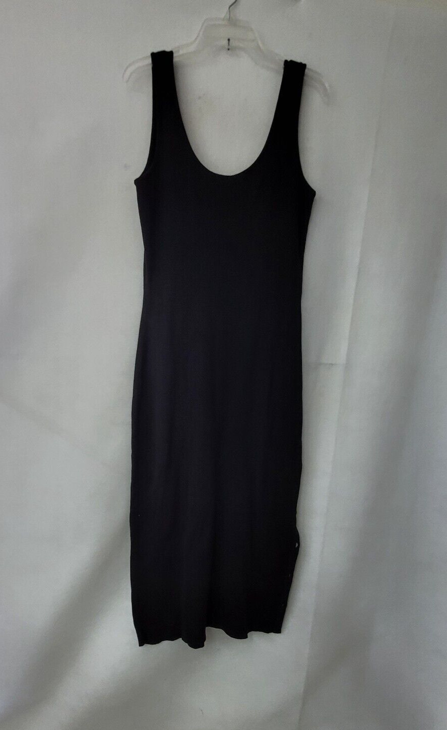 Worth Tank Sweater Dress Womens S Black Midi Minimalist Classic Capsule