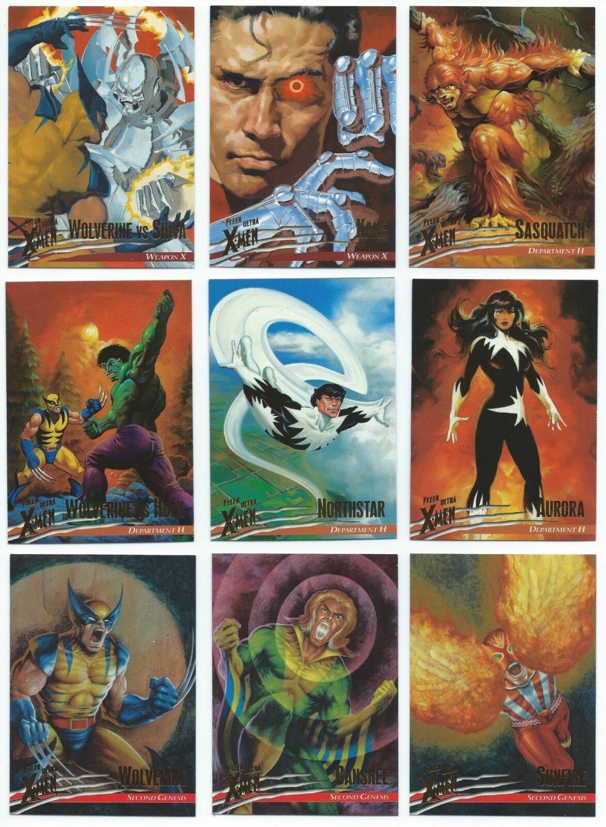 【トレカ】'96 Fleer Ultra X-Men wolverine【美品】 1996 Fleer Ultra Marvel X-Men Wolverine Card #19 Second