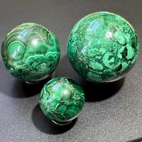 Malachite Spheres (3 Sizes)(5-10 CM) Large Polished Green Crystal Orbs Gemstone