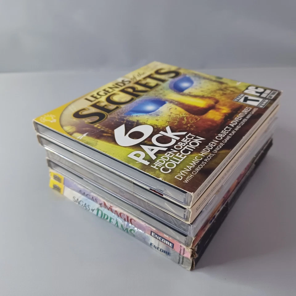 Hidden Object 6 PC CD-ROM Games Lot NEW Legends Secrets Darkness Midnight Sagas - Image 3 of 3