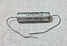 .047uF 600v Sprague Axial Capacitor 196P Vitamin Q Tone Audio oil PIO guitar
