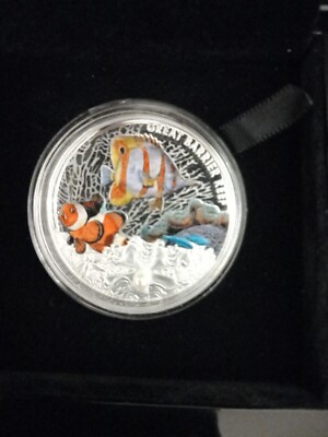 Niue Great Barrier Reef 2022 - mit echter Salzwasserperle - 1 Oz 