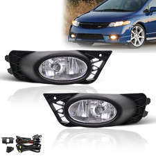 Fog Lights Assembly For 2009 2010 2011 Honda Civic Sedan With Wiring Switch Fog Lights Assembly For 2009 2010 2011 Honda Civic Sedan With Wiring Switch