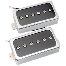 Artec SHA66 Alnico 5 Splendor P90 Style Humbucker Sized Single Coil Neck Brid...