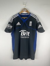 England Team Jersey Cricket Shirt Adidas Formotion Polyester Mens Size M,Soccer