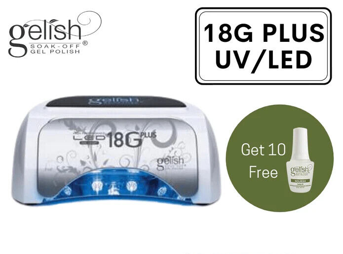 Harmony Gelish 18G PLUS 110V-240V LED LIGHT LAMP New 2023 (+ 10
