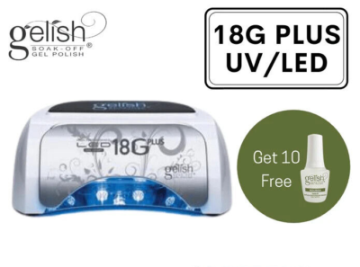 Harmony Gelish 18G PLUS 110V-240V LED LIGHT LAMP New 2023 (+ 10