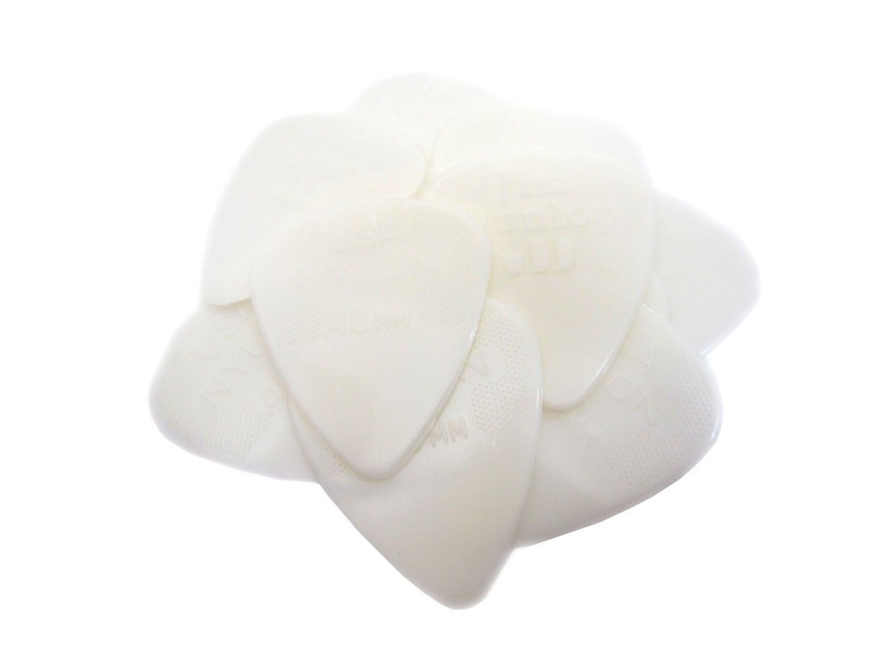 Dunlop Guitar Picks 12 Pack Nylon .46mm Light (44P.46)