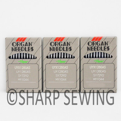 30 ORGAN NEEDLES UY128 128GAS for JUKI MF-890, 7723, INDUSTRIAL