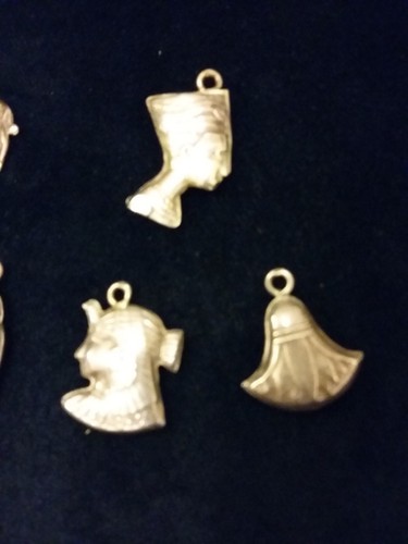 Vintage Silver Charms various 800 silver 1970s - Picture 9 of 9