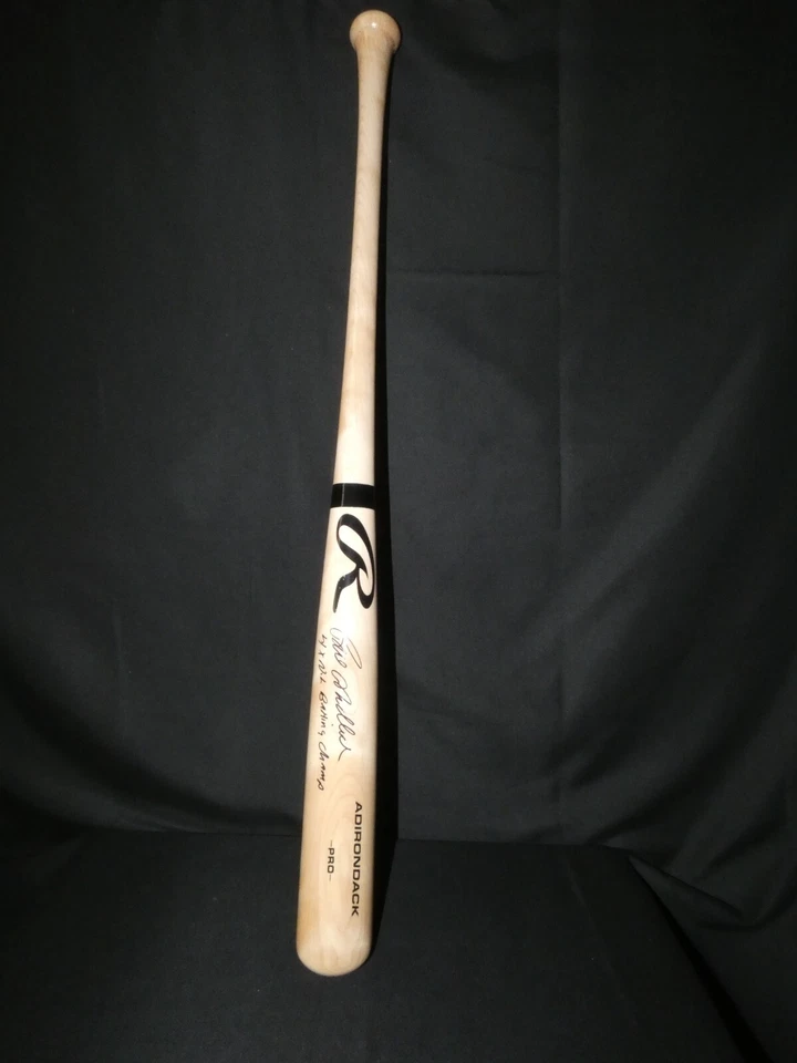 Bill Madlock Signed Rawlings Blonde Baseball Bat w/4x NL BC Insc JSA COA Pirates - Image 3 of 4