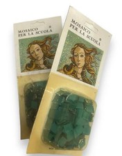 Mosaico Per La Scuola Tessere in Vetro Vintage Disegno Arte Hobby / 50 gr. pezzo