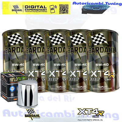 Bardahl XT4R 5W40 Ölwechselkit Für Harley Davidson FLTC Tour Glide 80-92