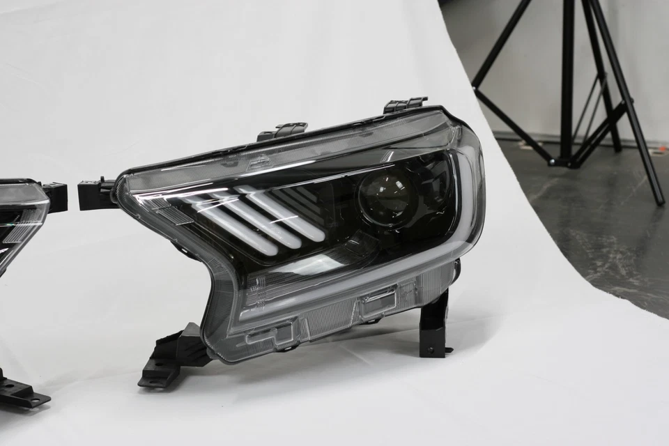 For Ford Ranger 2016-2022 LED Mustang Style Headlights - Image 3 of 4