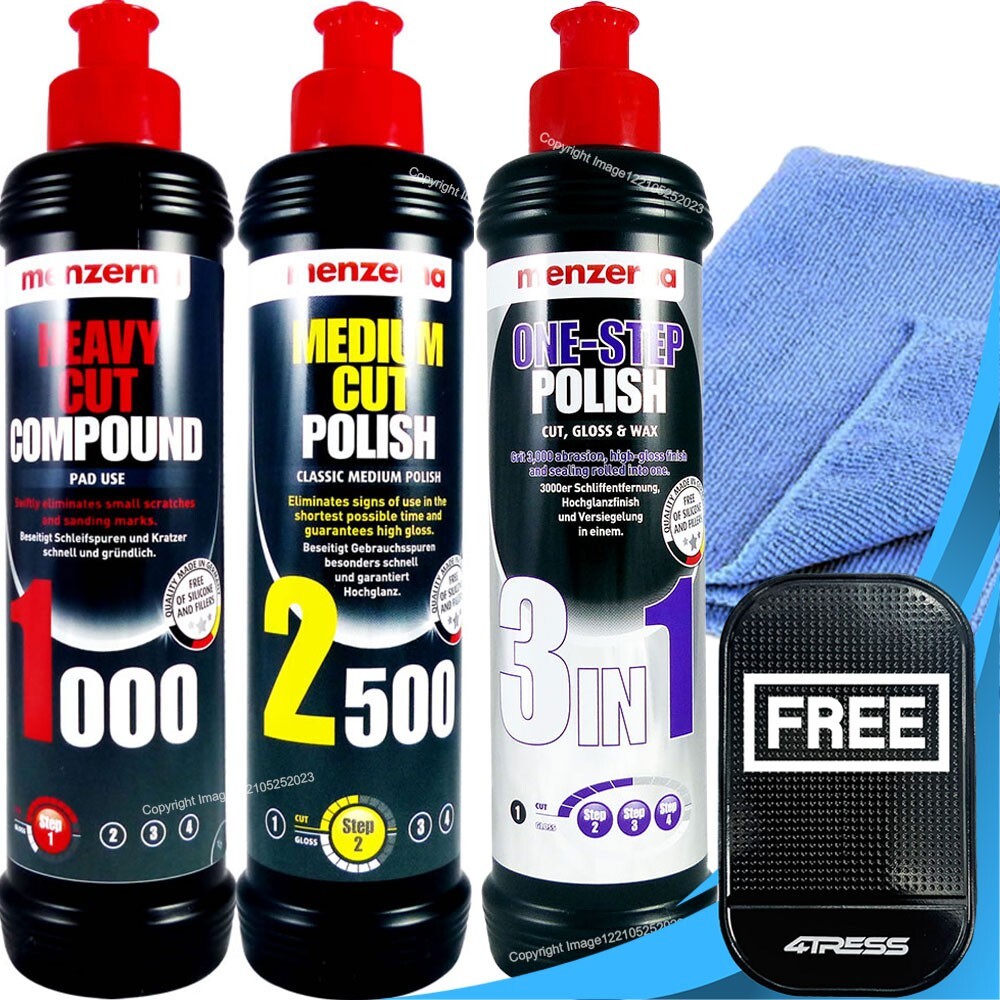 Menzerna 1000 2500 3 in1 Heavy Rubbing Compound, Medium Cut, One Step Polish + CL + M?