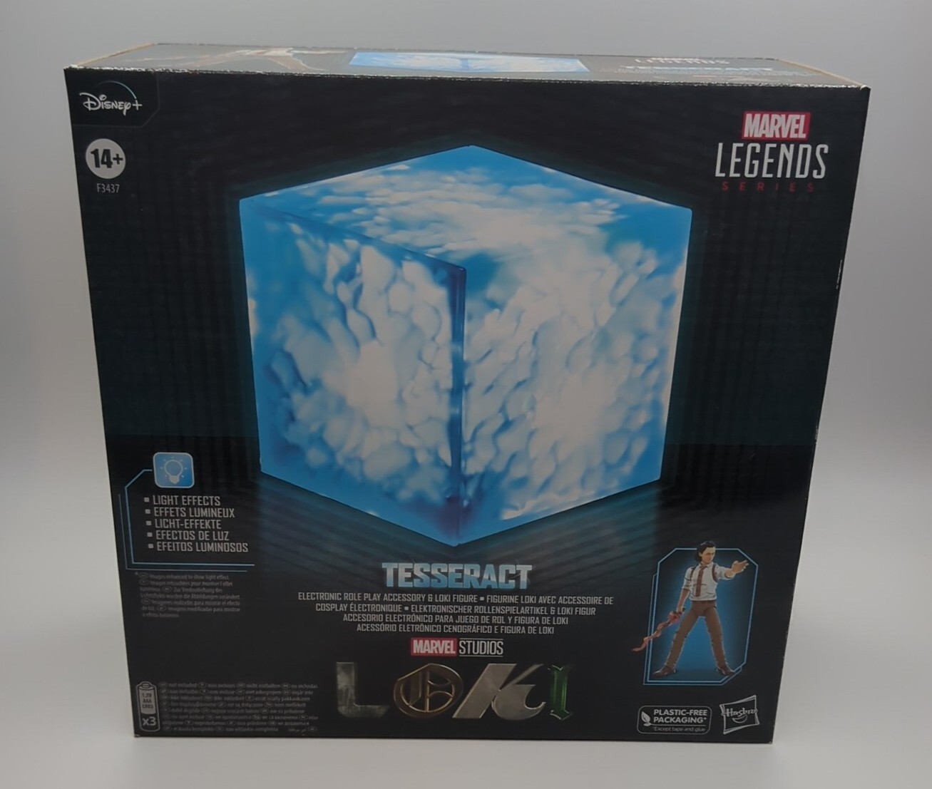 LOKI WITH TESSERACT MARVEL LEGENDS DELUXE ELECTRONIC BOX NEW SEALED